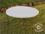 Round folding table Ø154 cm, Light grey (1 pcs.)