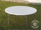 Round folding table Ø154 cm, Light grey (1 pcs.)