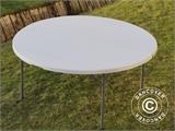 Table de pliante Ø154cm, Gris clair (1 pcs)