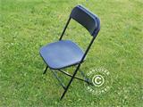 Folding Chair 44x44x80 cm, Black, 8 pcs.