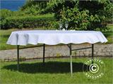 Tablecloth, dining, Ø116x20 cm, White