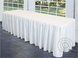 Nappe 244x76x74cm, Blanc