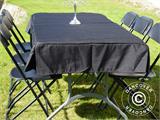 Nappe 183x76x20cm, Noir