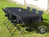 Nappe 244x76x20cm, Noir