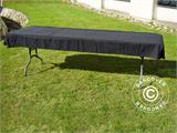 Nappe 244x76x20cm, Noir