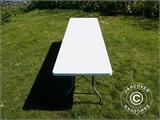 Parti forfait 1 table pliante (240cm) + 2 bancs pliantes (244cm)