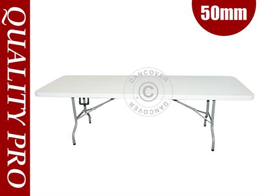 Table pliante PRO 242x76x74cm, Gris clair (pièce) RESTE SEULEMENT 4 PC