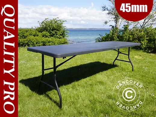 Folding Table PRO 242x74x74 cm, Black (10 pcs.)