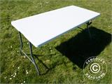Folding Table 153x74x74 cm, Light grey (10 pcs.)
