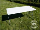 Table pliante 153x74x74cm, Gris clair (25 pièces)