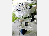 Round banquet tables Ø116 cm, Light grey (5 pcs.)