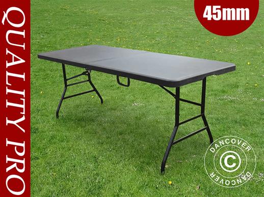 Folding Table PRO 182x74x74 cm, Black (1 pc.)