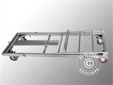 Carrito para mesas extensible, gris