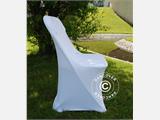 Stretch chair cover 44x44x80 cm, White (1 pc.)