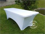 Cubierta flexible para mesa 183x75x74cm, Blanco