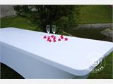 Stretch table cover 183x75x74 cm, White