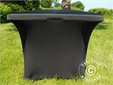 Housse de table stretch 183x75x74cm, Noir