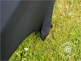 Stretch bench cover 183x28x43 cm, Black