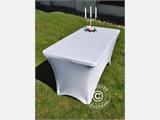 Cubierta flexible para mesa 150x72x74cm, Blanco