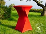 Stretch table cover Ø80x110 cm, Red