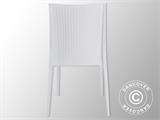 Chaise empilable, Rattan Bistrot, Blanc,  1 pcs. RESTE SEULEMENT 20 PC