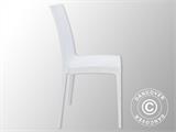 Stacking chair, Rattan Bistrot, White, 6 pcs. ONLY 3 SETS LEFT