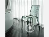 Chaise empilable, Hypnotic, Transparent fumé, 1 pcs. RESTE SEULEMENT 5 PC