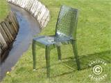 Stacking chair, Hypnotic, Clear Smoked, 1 pcs. ONLY 5 PCS. LEFT