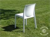 Stacking chair, Ice, Glossy white, 6 pcs. ONLY 3 SETS LEFT