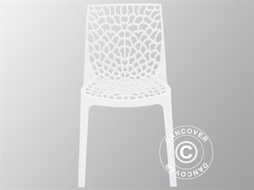 Krzesło, Gruvyer, Biały, 6 szt.
