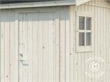 Wooden shed w/floor, 3.44x2.21x2.47 m, 6.6 m², Natural