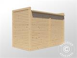 Caseta para bicicletas, Bertilo Box Bike, 2,07x1,03x1,43m, Natural