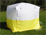Darba telts, Basic 1,8x1,8x2m, Balts/Dzeltens
